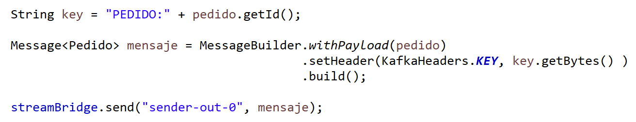 Spring Cloud Stream con Kafka Binder